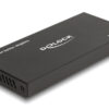 DELOCK HDMI splitter 18652 με downscaler πλήκτρο, 4 σε 1, 4K/60Hz, μαύρο