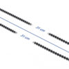 DELOCK reusable δεματικά καλωδίων 18967, 310x4.5mm, μαύρα, 10τμχ