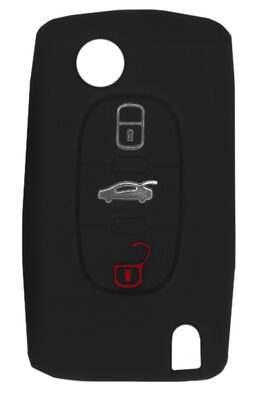 Θήκη κλειδιού για αυτοκίνητα Alfa Romeo 2012-01, εύκαμπτη, μαύρη
