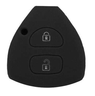 Θήκη κλειδιού για αυτοκίνητα Toyota 3006-02, εύκαμπτη, μαύρη