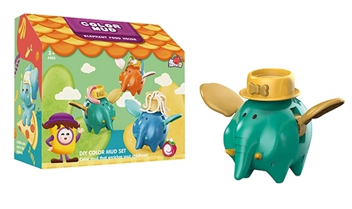 Σετ κατασκευών DIY με πλαστελίνη - Elephant - 5838-37 - 310414