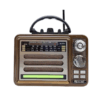 Επαναφορτιζόμενο ραδιόφωνο Retro - RX-306D - 370045 - Brown