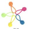 Παιχνίδι σκύλου σχοινί με μπάλα - 20cm - 12pcs - 550531