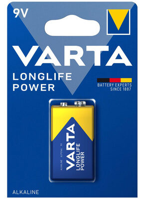 VARTA αλκαλική μπαταρία Longlife Power, 9V, 1τμχ