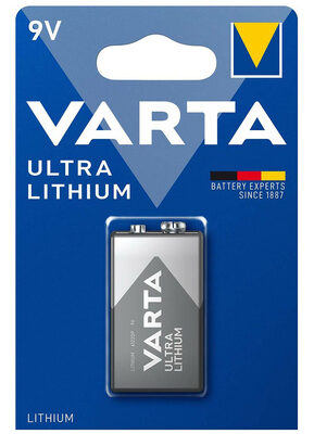 VARTA μπαταρία λιθίου Ultra, 9V, 1τμχ