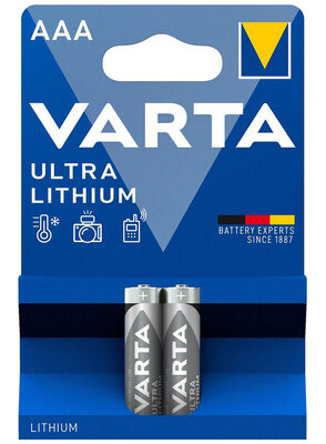VARTA μπαταρίες λιθίου Ultra, AAA, 1.5V, 2τμχ