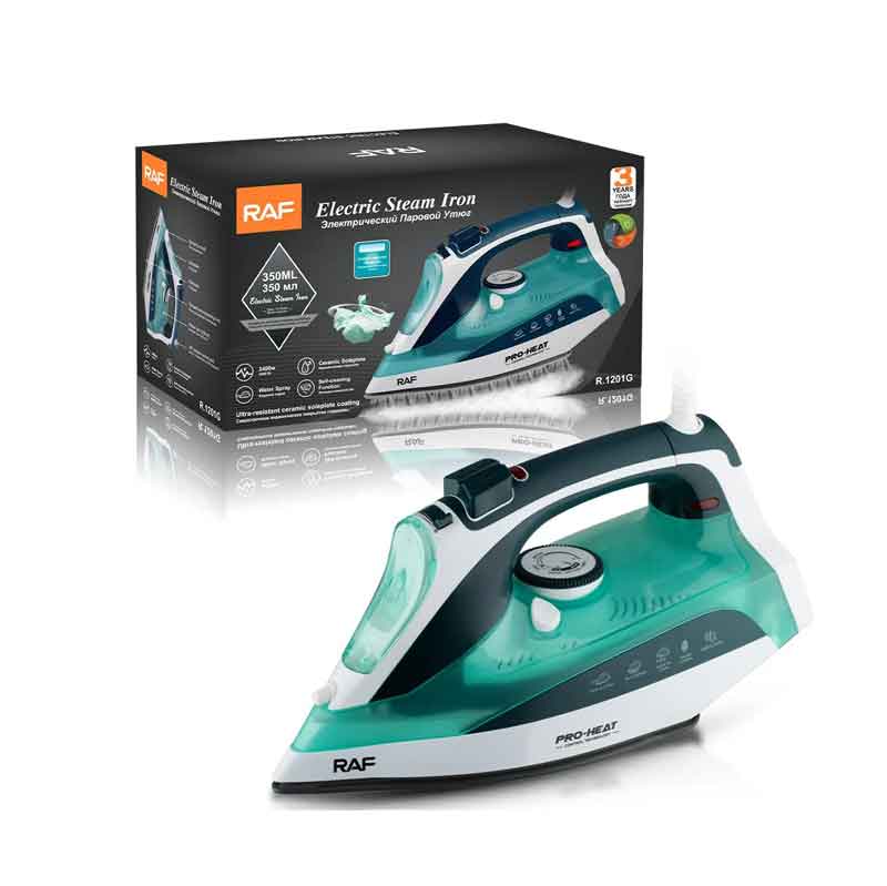 RAF Ηλεκτρικό Σίδερο Ατμού 2400W R.1201G 350ml - Electric Steam Iron