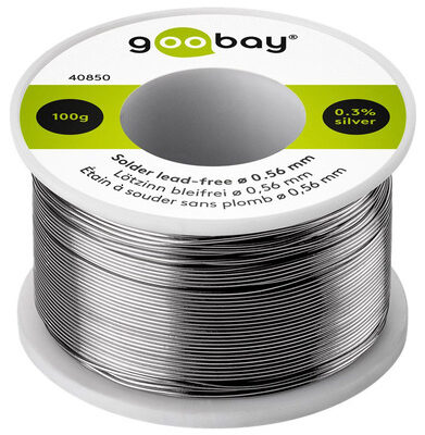 GOOBAY σύρμα συγκόλλησης 40850 Φ0.56mm, χωρίς μόλυβδο, 100γρ, 1τμχ