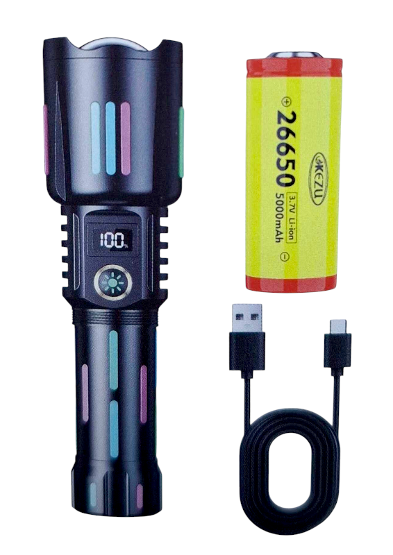 Επαναφορτιζόμενος φακός LED - W515TG - 418400