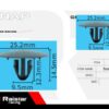 Σετ συνδετήρες αυτοκινήτου - 10pcs - R-F16101-24 - 180870