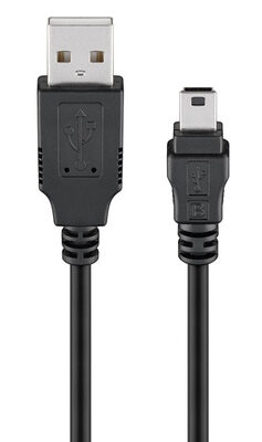 GOOBAY καλώδιο USB σε USB Mini 50767, 480Mbps, 1.8m, μαύρο