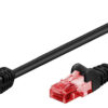 GOOBAY καλώδιο U/UTP CAT6 51514, γωνιακό, CCA AWG 25/7, 0.5m, μαύρο