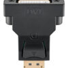 GOOBAY αντάπτορας DisplayPort σε DVI-D 1.1 51720, gold-plated, μαύρος