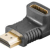 GOOBAY αντάπτορας HDMI 51727, γωνιακός, 4K/60Hz, μαύρος
