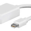 GOOBAY καλώδιο mini DisplayPort σε HDMI θηλυκό 51729, 0.15m, λευκό