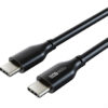 CT-CM100-PB1 CABLETIME καλώδιο USB-C CT-CM100 E-mark, 100W PD, 480Mbps, 1m, μαύρο