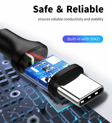 CABLETIME καλώδιο USB-C σε USB U323A, 3A, 480Mbps, 2m, λευκό