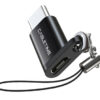 CABLETIME αντάπτορας USB Type-C σε USB Micro CMBF, μαύρος