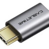 CABLETIME αντάπτορας USB-C σε micro USB CT-CMMCBF, 480Mbps, γκρι
