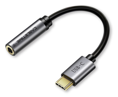 CABLETIME αντάπτορας USB-C σε 3.5mm CT-CMAUD, DAC chipset, γκρι