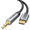 CABLETIME καλώδιο USB-C σε 3.5mm CT-CMAUDIO, AUX, 1.8m, μαύρο