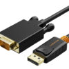 CABLETIME καλώδιο DisplayPort σε VGA CT-04G, 1080p, 3m, μαύρο