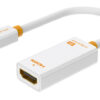 CABLETIME αντάπτορας mini DisplayPort σε HDMI CT-02G4K, 4K/30Hz, λευκός