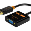 CABLETIME αντάπτορας DisplayPort σε VGA AV586, 1080p/60Hz, μαύρος