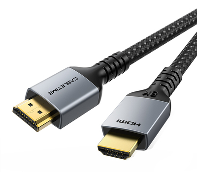 CABLETIME καλώδιο HDMI 2.1 CT-HM8K, 8K/60Hz, 48Gbps, 28AWG, 3m, μαύρο