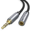 CABLETIME προέκταση καλωδίου ήχου 3.5mm CT-P11F, AUX, 1.8m, μαύρο