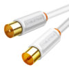 CABLETIME καλώδιο κεραίας CT-AV101, 75 Ohm, 3m, λευκό