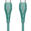 LDNIO καλώδιο USB-C σε USB-C LC611C, 65W PD, 1m, πράσινο