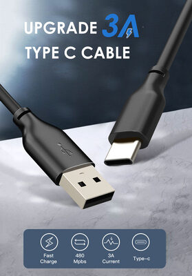 CABLETIME καλώδιο USB-C σε USB CT-CMAMN1, 3A, 480Mbps, 2m, μπλε