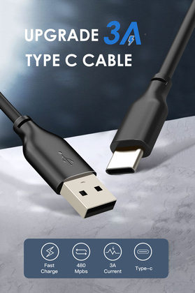 CABLETIME καλώδιο USB-C σε USB CT-CMAMN1, 3A, 480Mbps, 2m, μπλε