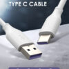 CABLETIME καλώδιο USB-C σε USB CT-U325A, 25W, 480Mbps, 0.25m, λευκό