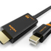 CABLETIME καλώδιο mini DisplayPort σε HDMI CT-AV588-03G4K, 4K/30Hz, 1.8m, μαύρο