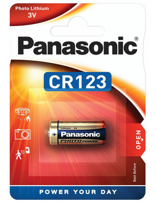 PANASONIC μπαταρία λιθίου, CR123, 3V, 1τμχ