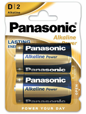 PANASONIC αλκαλικές μπαταρίες Alkaline Power, D/LR20, 1.5V, 2τμχ