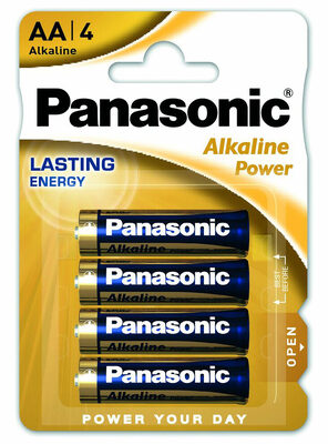 PANASONIC αλκαλικές μπαταρίες Alkaline Power, AA/LR6, 1.5V, 4τμχ