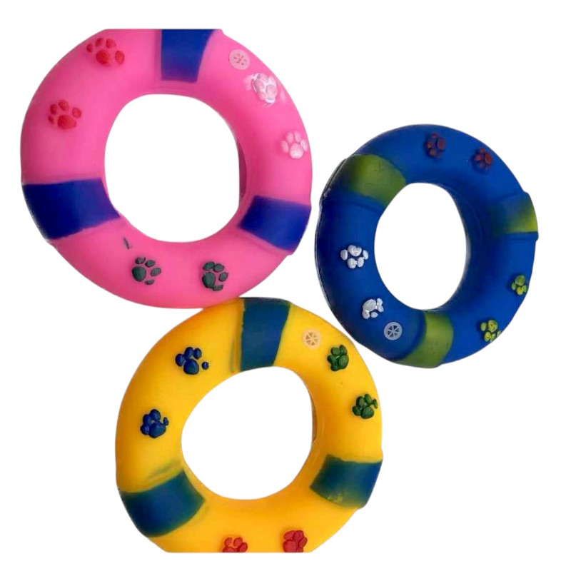 Παιχνίδι σκύλου Latex κρίκος - 12.5cm - 12pcs - 550328