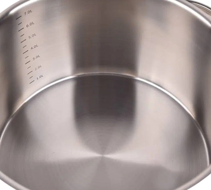 Κατσαρόλα ανοξείδωτη με καπάκι - 6.3L - CS003-B24 - DSP - 561598