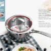 Γαλατιέρα ανοξείδωτη με καπάκι - 1.5L - CS001-A16 - DSP - 562496