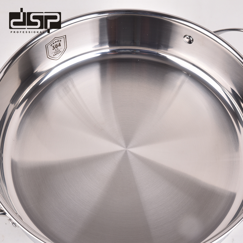 Τηγάνι ανοξείδωτο με καπάκι - 2.7L - CS001-C24 - DSP - 562519