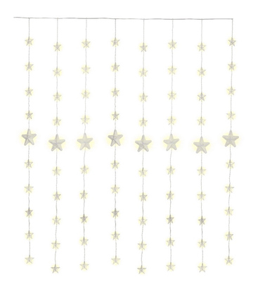 GOOBAY LED λαμπάκια κουρτίνα 57941, 3000K, 6.05m, IP44, 31V, 80 LED