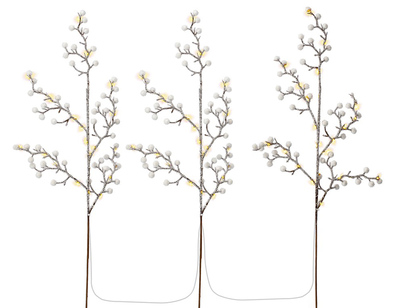 GOOBAY σετ LED φωτιστικό δέντρο 58256, 3000K, 5lm, IP44, 70cm, 3τμχ