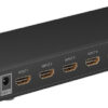 GOOBAY HDMI matrix switch 58478, τηλεχειριστήριο, 4 σε 2, 4K/30Hz, μαύρο