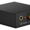 GOOBAY μετατροπέας ήχου 58493, Coaxial/Toslink σε 2x RCA, μαύρος