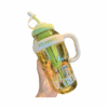 Φορητό παγούρι πλαστικό με καλαμάκι - 1300ml - RTS16 - 590166 - Green