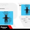 Σετ συνδετήρες αυτοκινήτου - 10pcs - R-F16101-07 - 180864