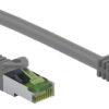 GOOBAY καλώδιο δικτύου 61114, CAT 8.1 S/FTP, copper, GHMT, 0.50m, γκρι